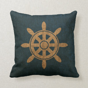 Nautical Boat Helm Cushion