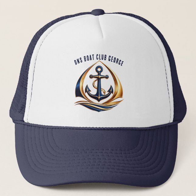 Nautical Boat Mesh Cap (Front)