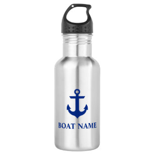 Nautical Boat Name Anchor 532 Ml Water Bottle