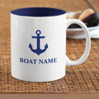 Nautical Boat Name Anchor