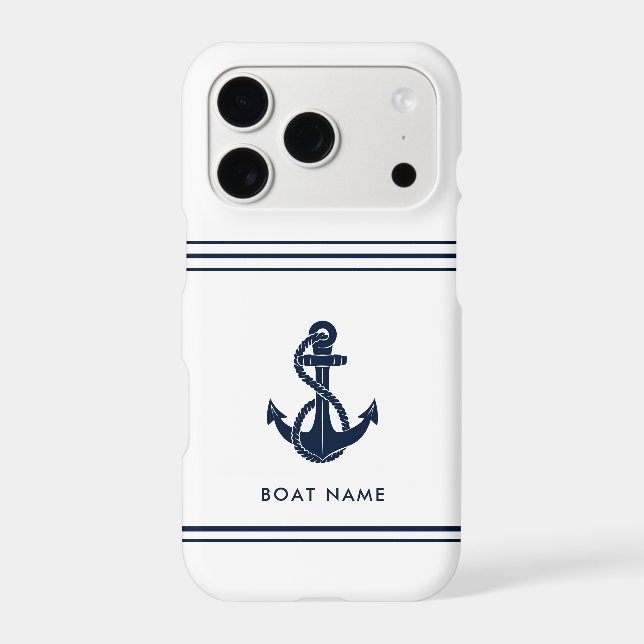 Nautical Boat Name and Anchor Custom (Back)