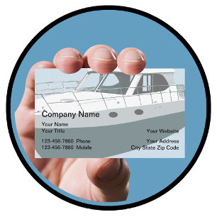 Nautical Boat Theme Business Cards