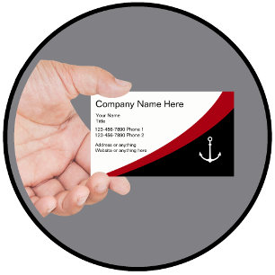 Nautical Boating Business Profile Card