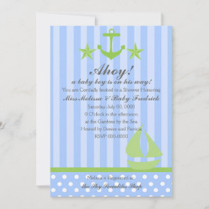 Nautical Boy Invitation