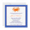 Nautical Bridal Shower Invitation Orange/Navy