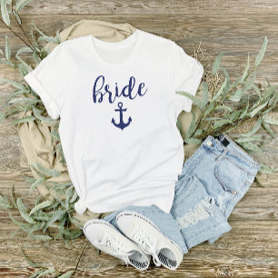 Nautical Bride Bachelorette Party Group Tri-Blend Shirt