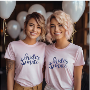 Nautical Bridesmaid Bachelorette Party Group Tri-Blend Shirt