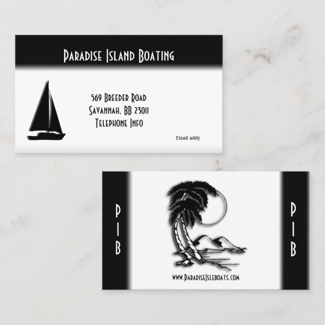 Nautical Business Card (Front/Back)