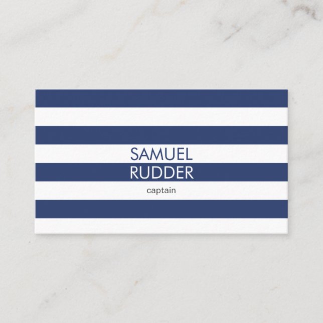 Nautical business card (Front)