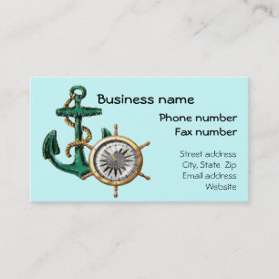 Nautical Business Card Template