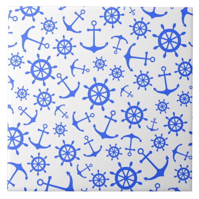 Nautical Ceramic Tile (Front)