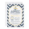 Nautical Chevron Baby Boy Shower Invitation