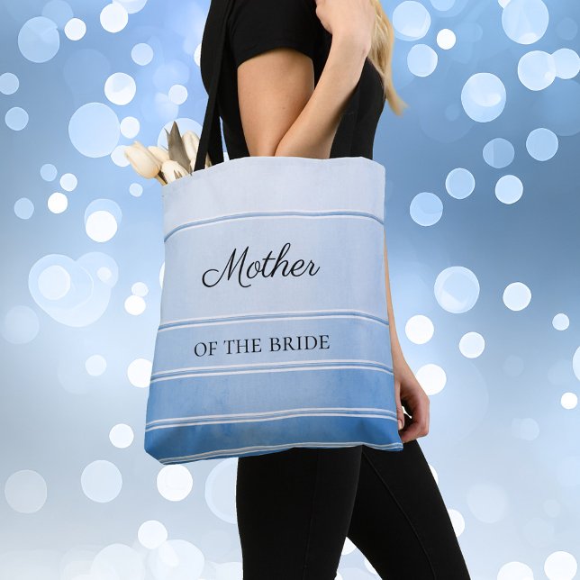 Nautical Chic Blue Tone on Tone Striped Tote Bag (Creator Uploaded)
