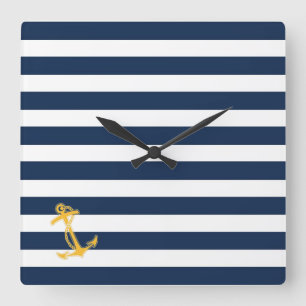 Nautical Chic Wall Clock