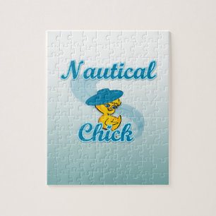 Nautical Chick #3 Jigsaw Puzzle