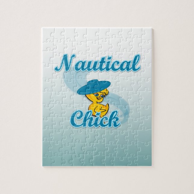 Nautical Chick #3 Jigsaw Puzzle (Vertical)