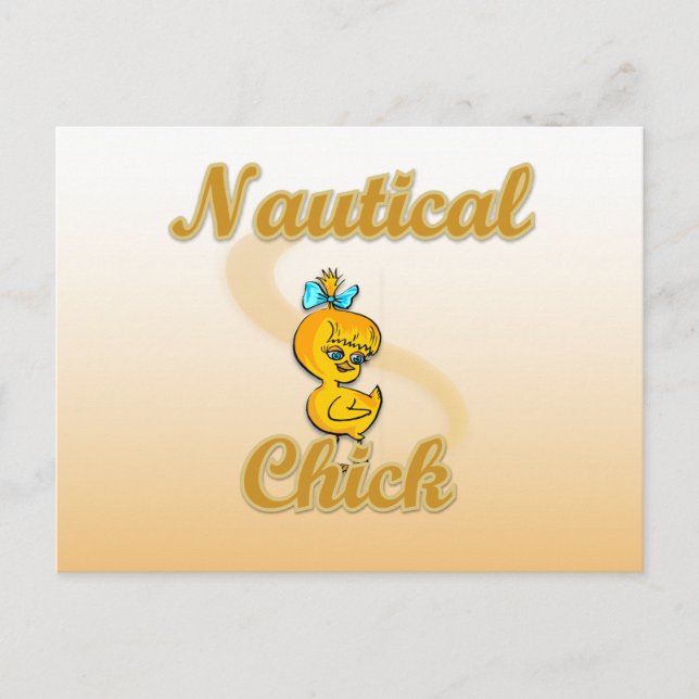 Nautical Chick Postcard (Front)