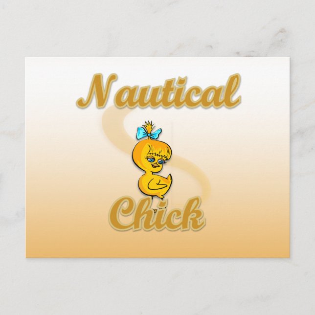 Nautical Chick Postcard (Front)