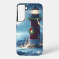 Nautical Christmas lighthouse