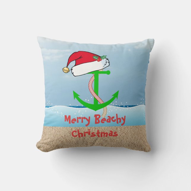 Nautical Christmas Pillow (Front)