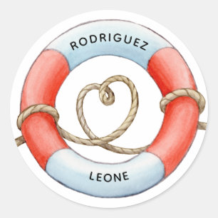 Nautical Classic Round Sticker