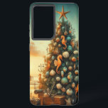 Nautical/Coastal/Christmas tree beach Samsung Galaxy Case<br><div class="desc">escape</div>