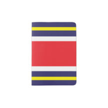 Nautical Colour Strips Custom Passport Holder