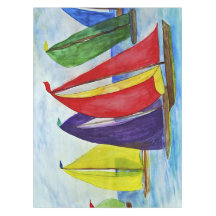 Nautical Colourful Sails 