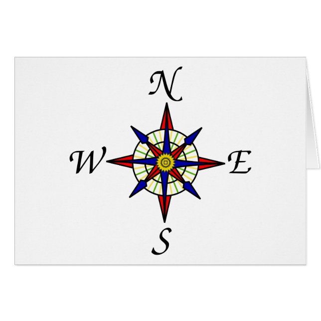 Nautical Compass (Front Horizontal)