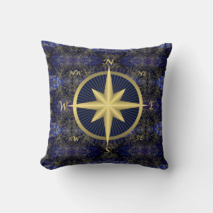 Nautical Compass Cushion