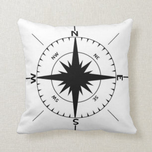 Nautical Compass Pillow