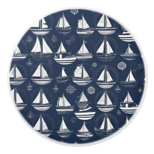 Nautical Custom Ceramic Knob
