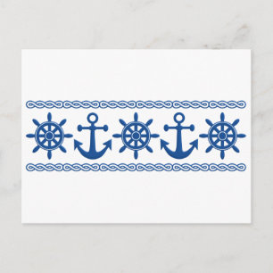 Nautical custom postcard