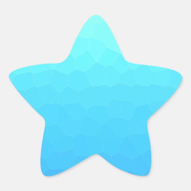 Nautical decor - Deep Waters Star Sticker (Front)