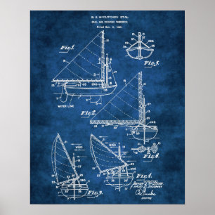 Nautical Decor Sailing Print #4 Gift for Sailor
