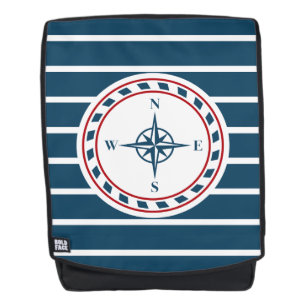 Nautical design backpack