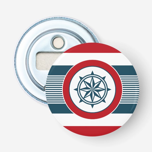 Nautical design bottle opener (Front)