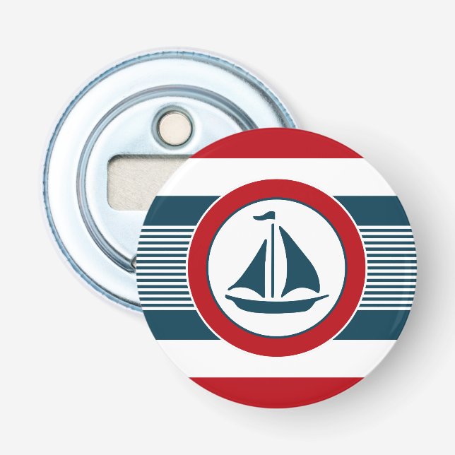 Nautical design bottle opener (Front)