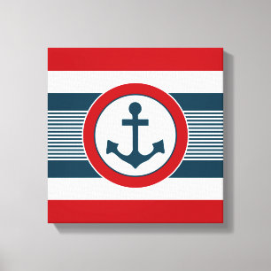 Nautical design canvas print