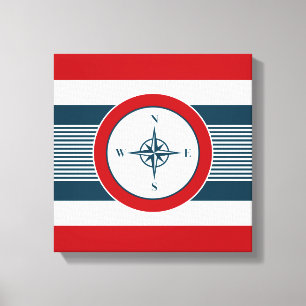 Nautical design canvas print