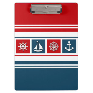 Nautical design clipboard