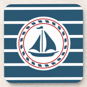 Nautical design coaster