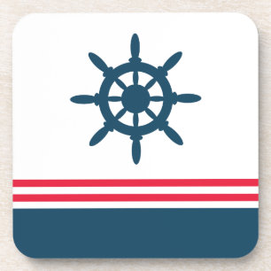 Nautical design coaster