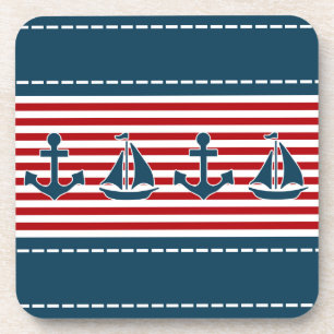 Nautical design coaster