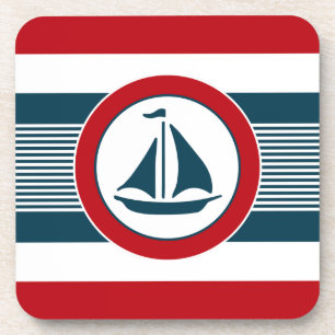 Nautical design coaster