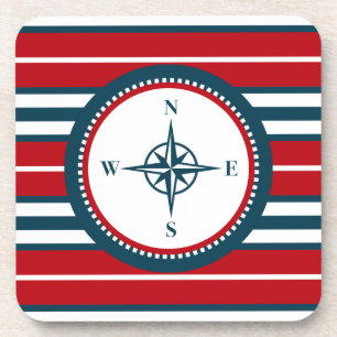 Nautical design coaster
