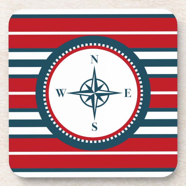 Nautical design coaster (Front)