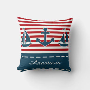 Nautical design cushion