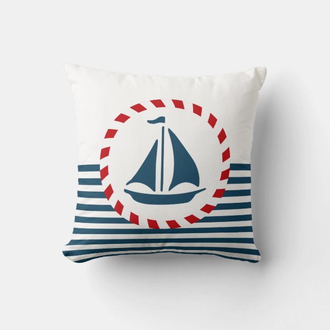 Nautical design cushion (Front)