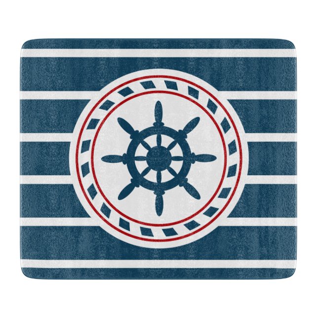 Nautical design cutting board (Front)